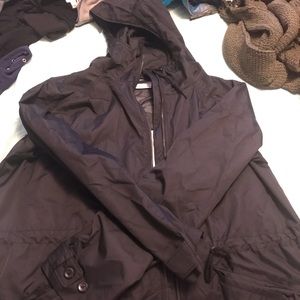 Black Columbia rain jacket